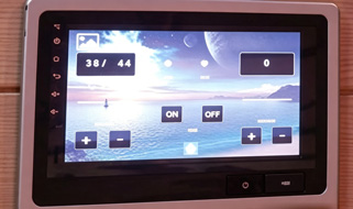   [OPT] Panel de control de tabletas l&iacute;quidas de 10 pulgadas 